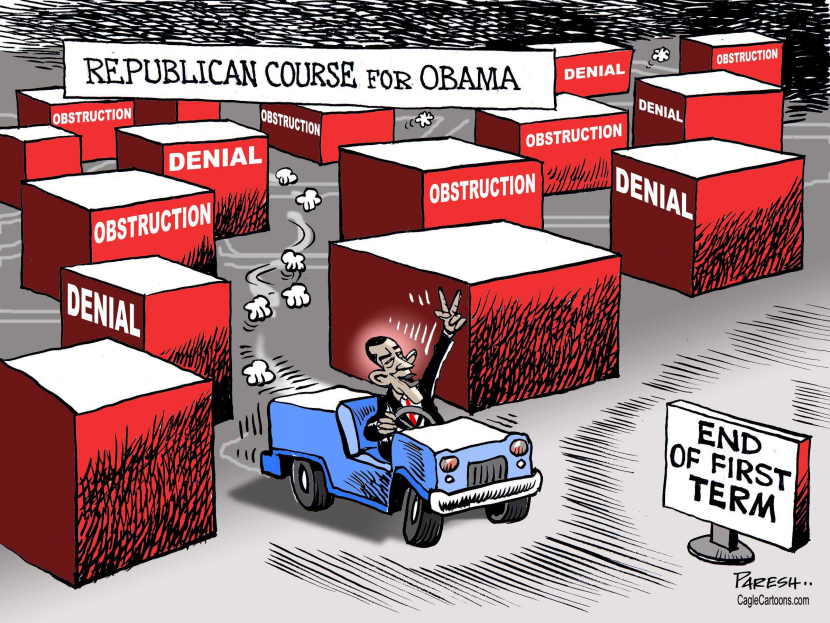 Republican course for Obama