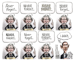 NEVER FORGET 9-11  by Adam Zyglis