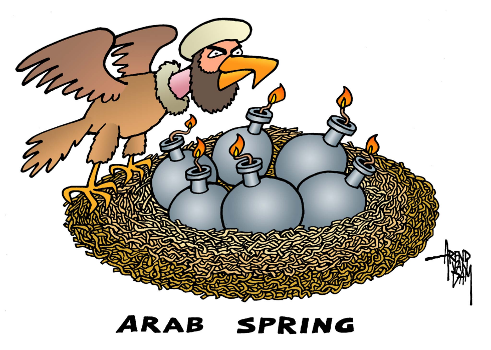 Arab spring - egg bombs