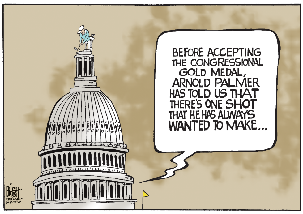 ARNOLD PALMER IN CONGRESS, COLOR