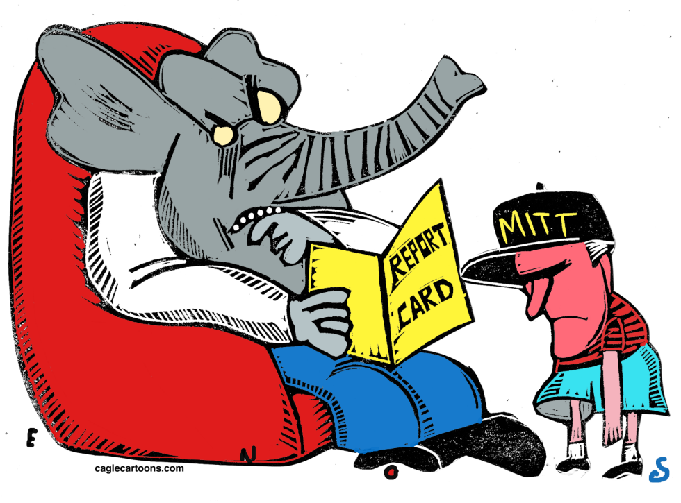  MITT'S REPORT CARD by Randall Enos