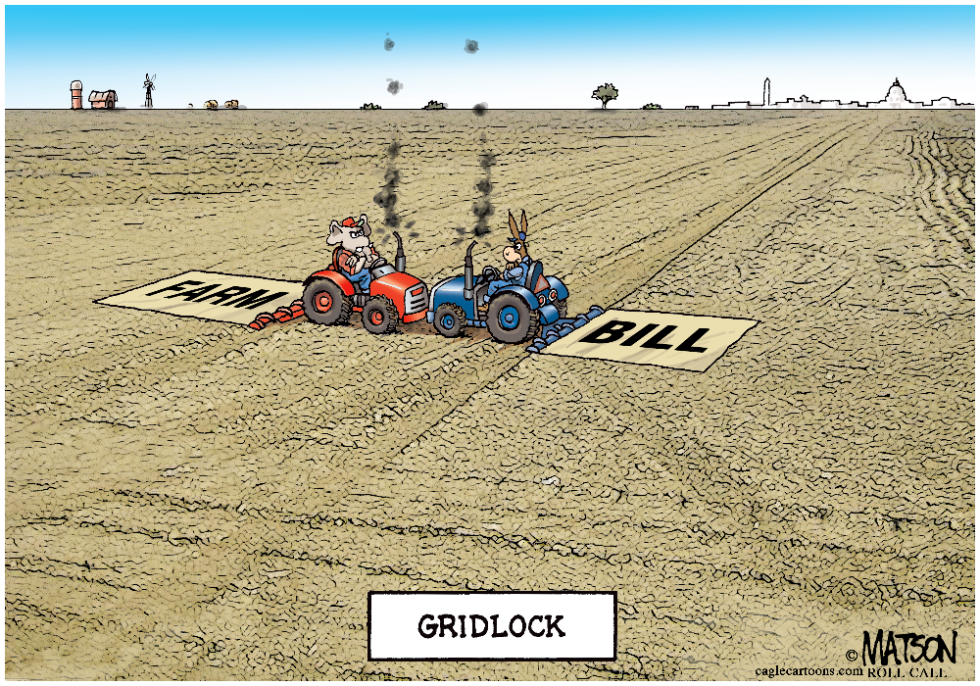  FARM BILL GRIDLOCK by RJ Matson