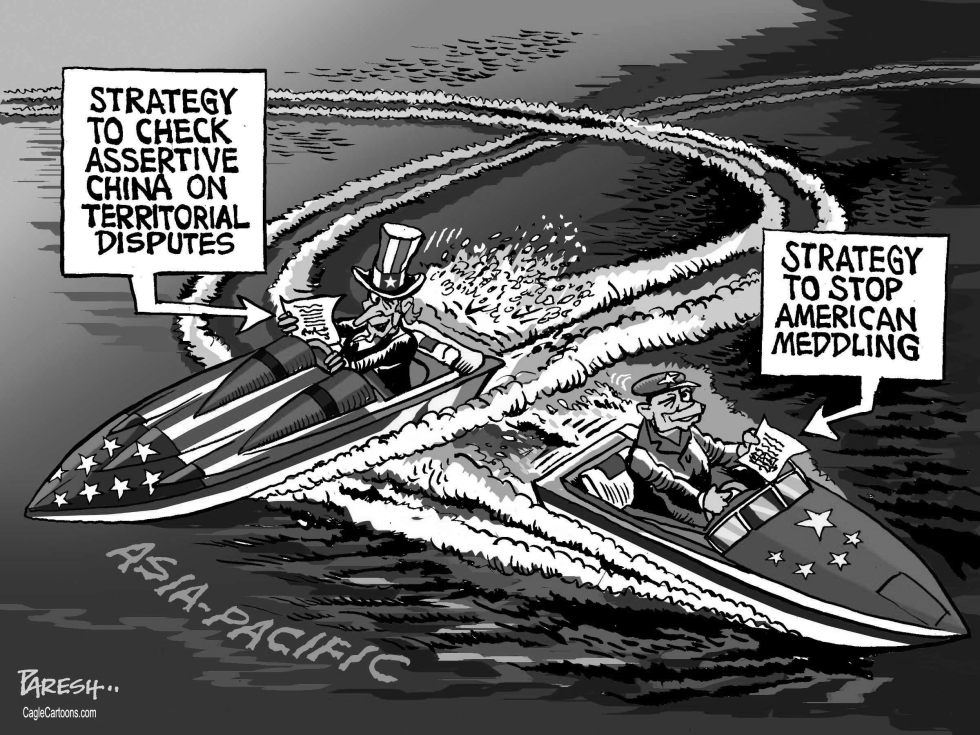 China, USA in Pacific