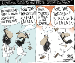 RADICAL ISLAMISTS REACT  by Gary McCoy