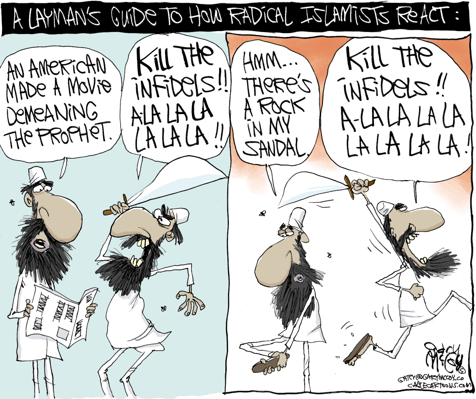  RADICAL ISLAMISTS REACT by Gary McCoy