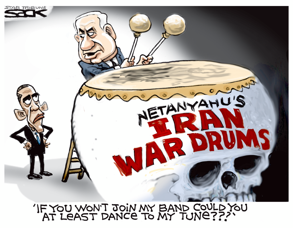  IRAN WAR DRUMS by Steve Sack