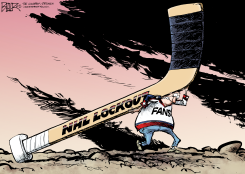 NHL LOCKOUT  by Nate Beeler