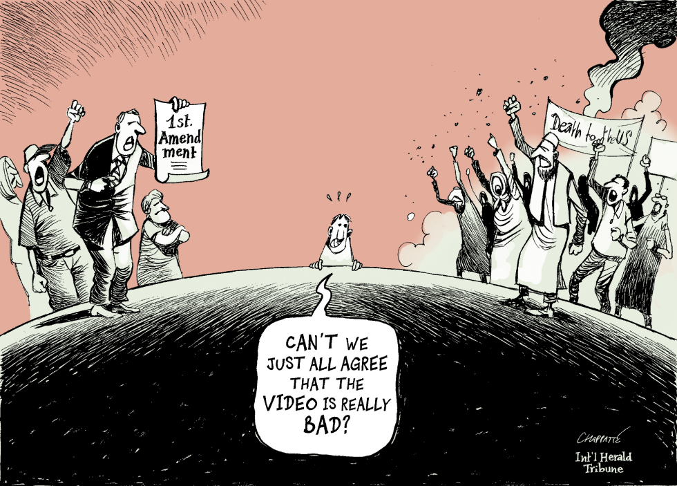  FUROR OVER ANTI-MUHAMMAD FILM by Patrick Chappatte