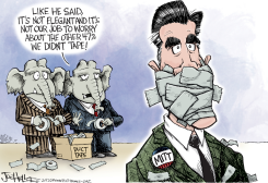 MITT'S MESS by Joe Heller