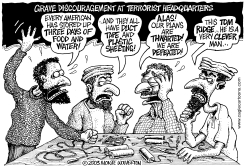 AT TERRORIST HEADQUARTERS by Monte Wolverton