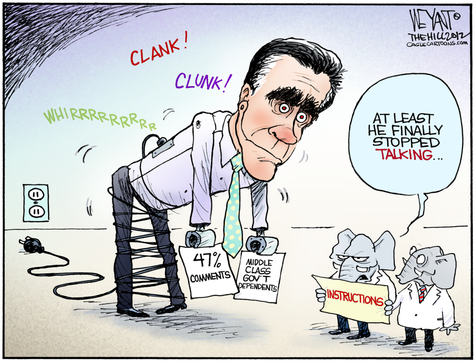  ROMNEY UNPLUGGED by Christopher Weyant