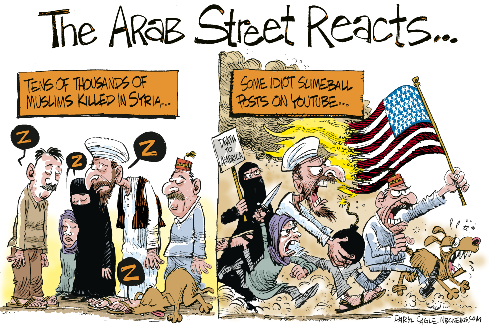 THE ARAB STREET  by Daryl Cagle