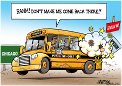 MAYOR RAHM EMMANUEL FIGHTS THE CHICAGO TEACHERS UNION by R.J. Matson