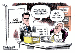 ROMNEY AND THE 47 PERCENT  by Jimmy Margulies