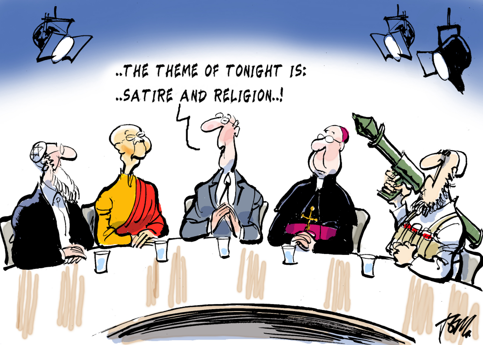  SATIRE AND RELIGION by Tom Janssen