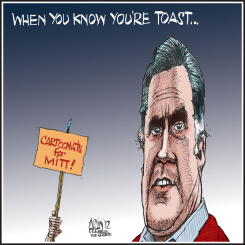 MITT TOAST by Terry Mosher