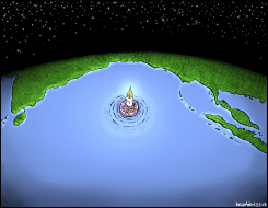TSUNAMI CANDLE by Brian Adcock