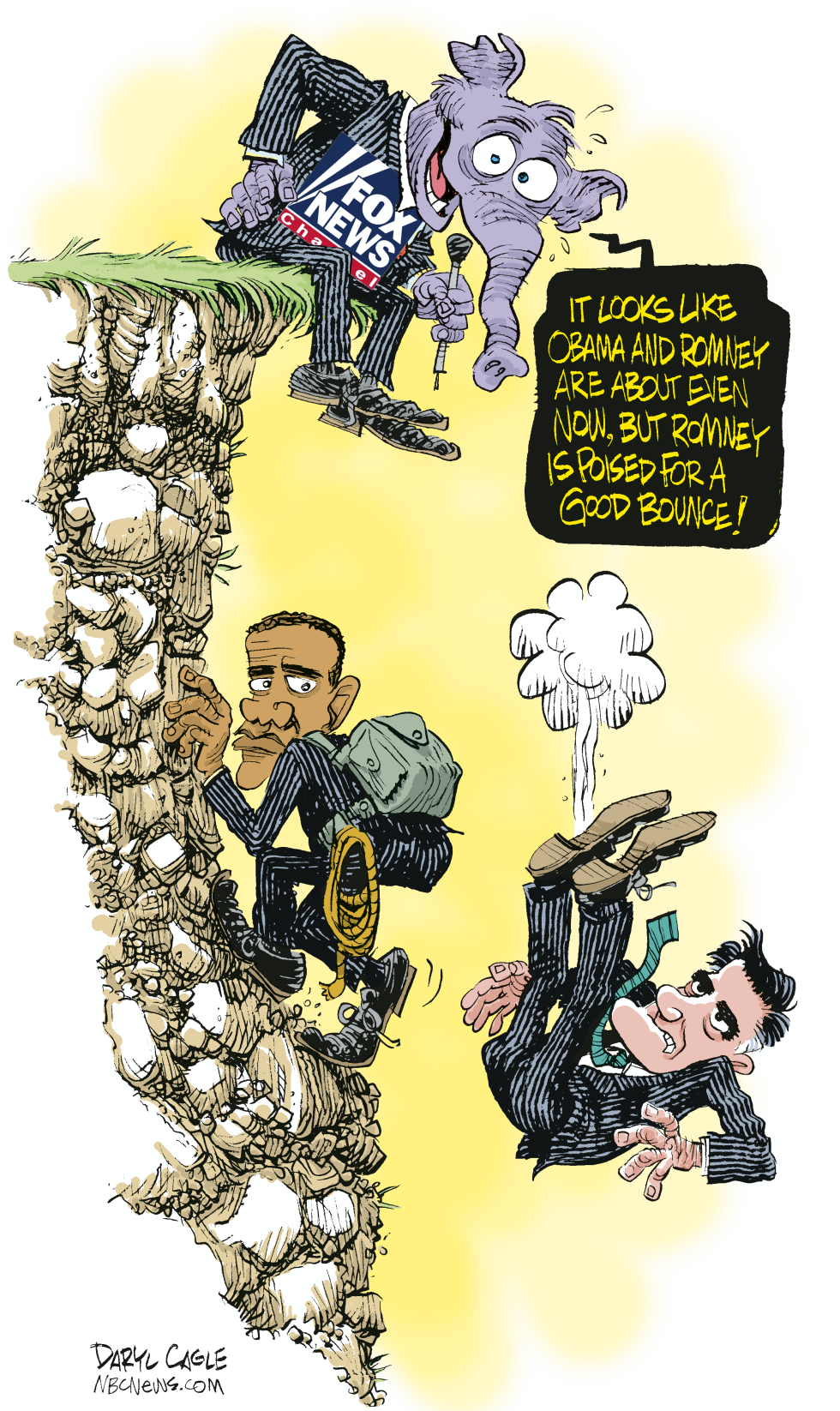 Fox News and Possible Romney Bounce COLOR