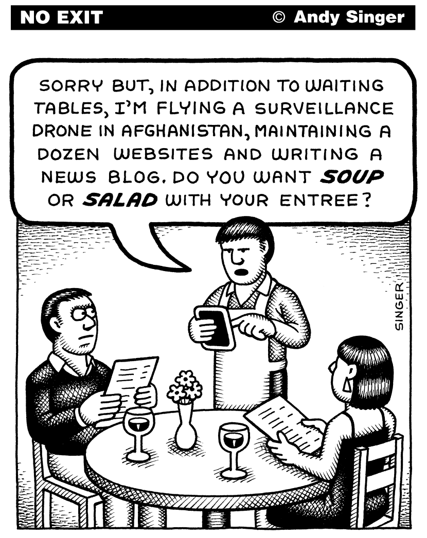 Modern Employee Waiter