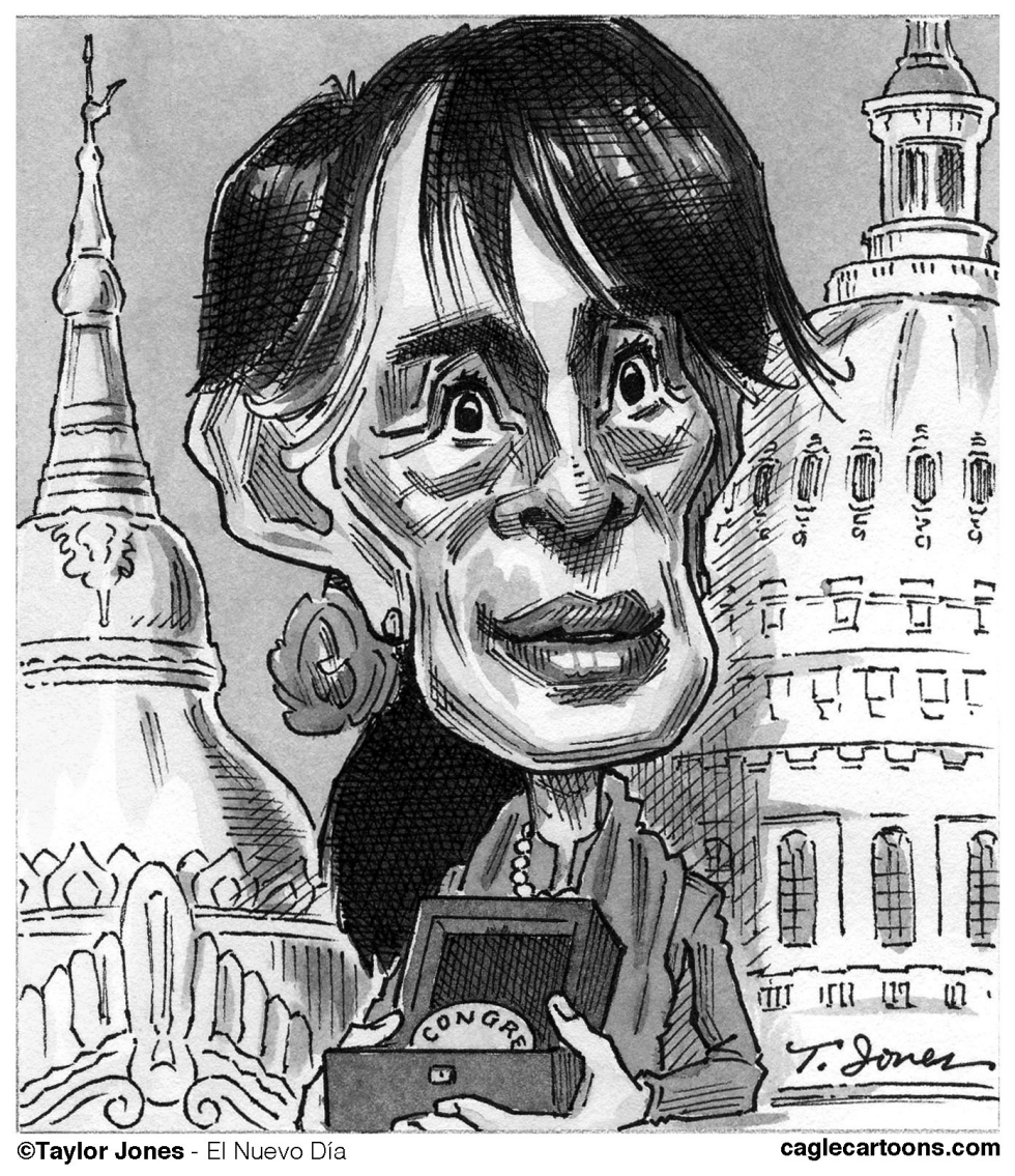  AUNG SAN SUU KYI IN WASHINGTON by Taylor Jones