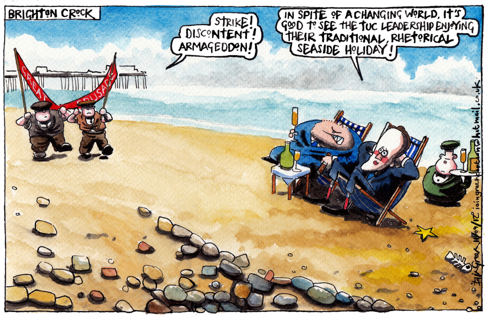 UK TRADE UNION CONFERENCE DELUSION