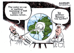 MELTING POLAR ICE CAP  by Jimmy Margulies