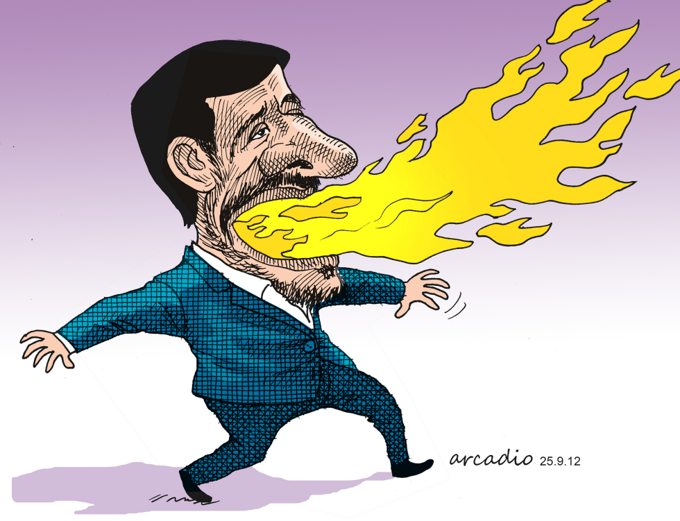  EL LLAMEANTE AHMADINEJAB COL by Arcadio Esquivel