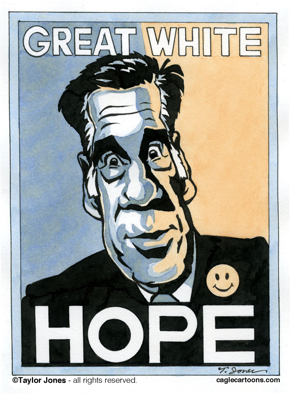  ROMNEY HOPE POSTER  by Taylor Jones