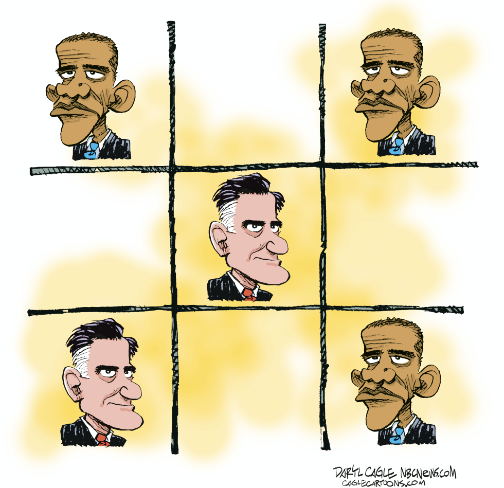  OBAMA IS GOING TO WIN by Daryl Cagle