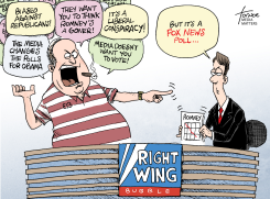 POLLS AND FOX NEWS by Rob Tornoe