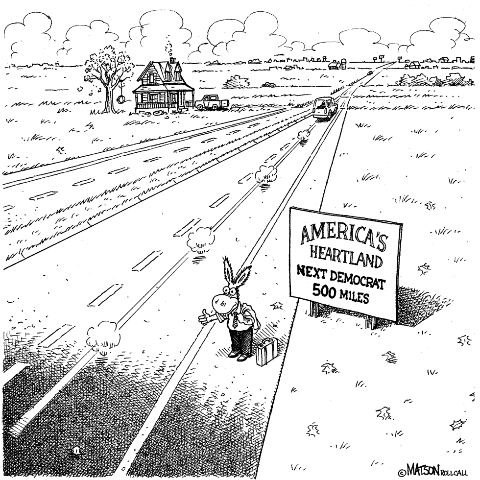 Lonely Democrat Is Lost In Americas Heartland