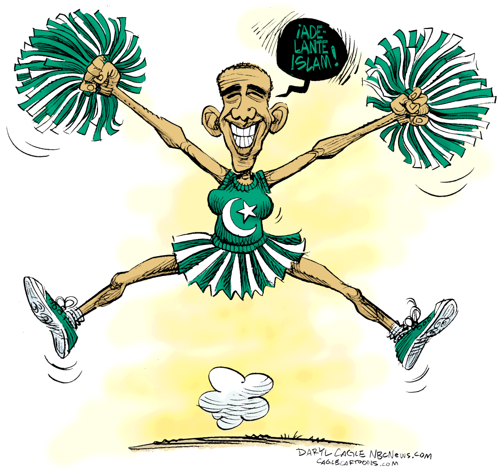  ADELANTE ISLAM by Daryl Cagle