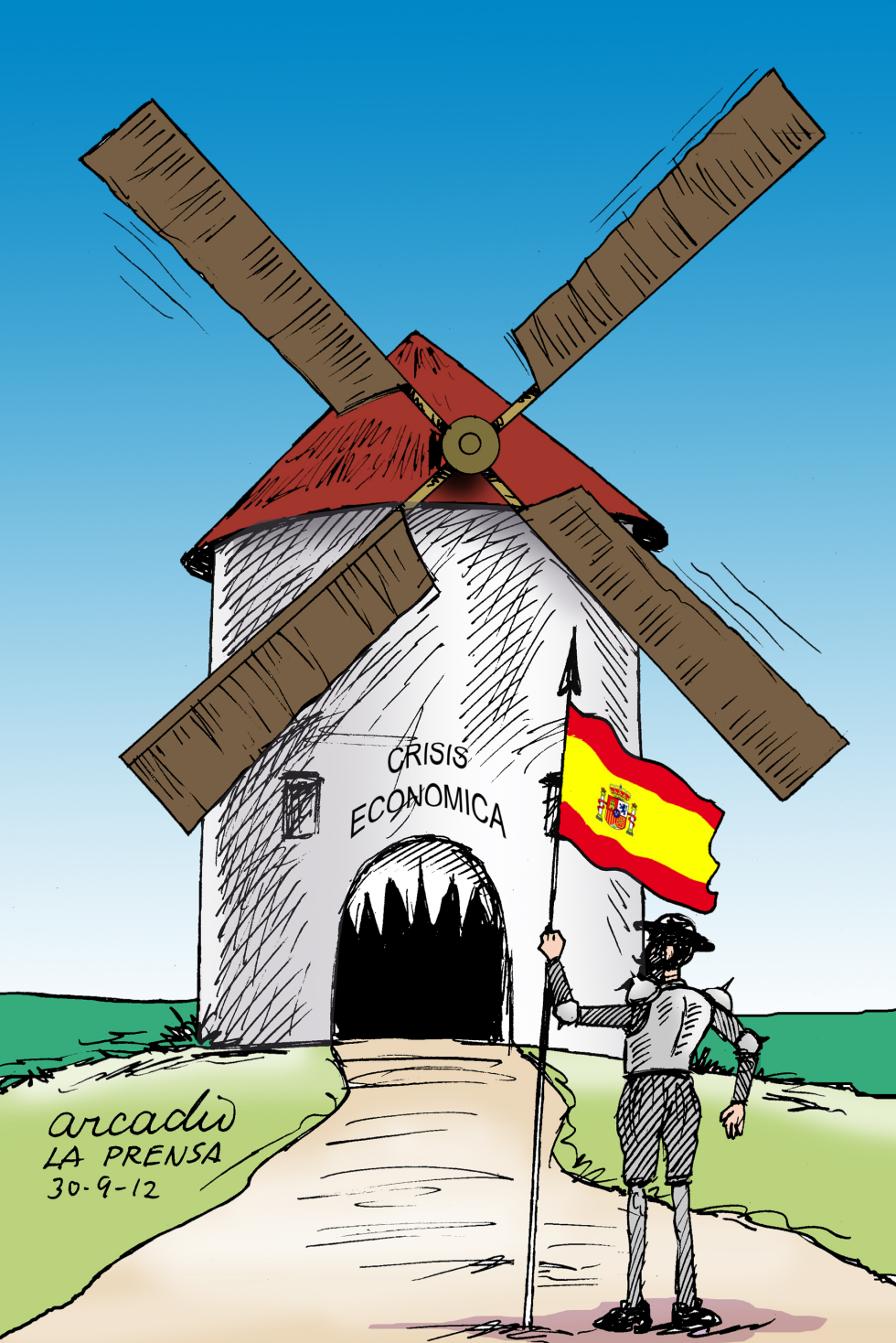 España enfrenta al monstruo de la crisis