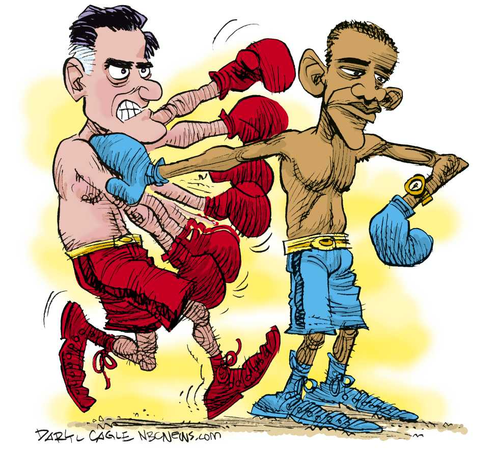 Boxing and Watching the Clock COLOR
