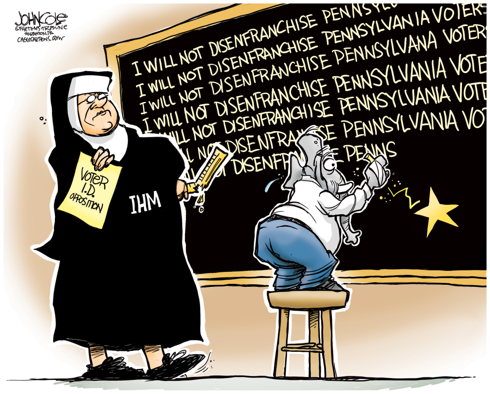 LOCAL PA -- Nuns and Voter ID COLOR