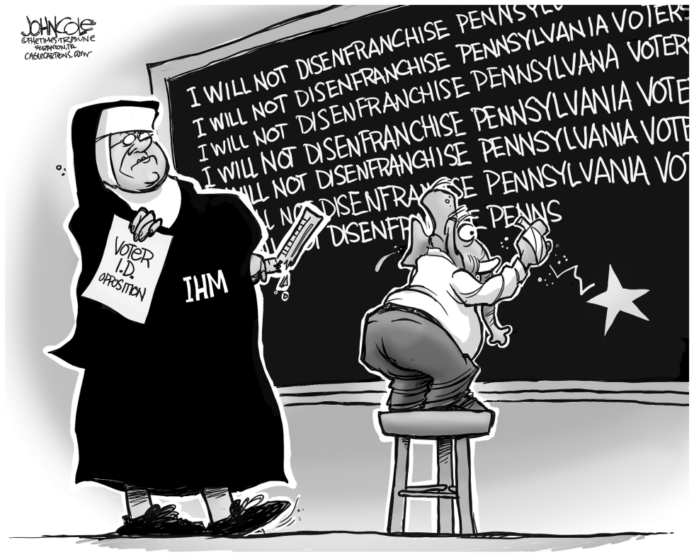 LOCAL PA -- Nuns and Voter ID BW
