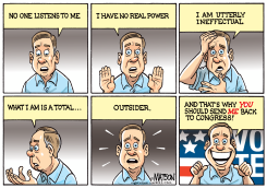 INSIDE-OUTSIDER RUNS FOR REELECTION by R.J. Matson