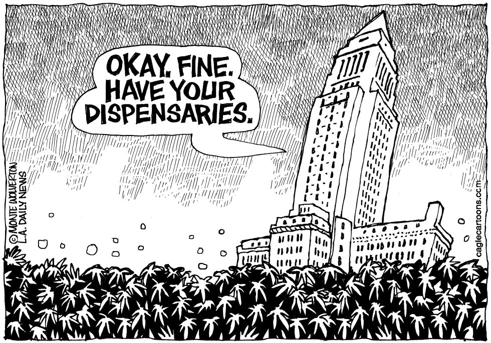 LOCAL-CA LA Pot Shop Ban Lifted