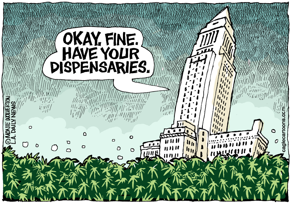 LOCAL-CA LA Pot Shop Ban Lifted COLOR