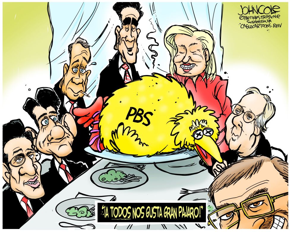 Romney y Gran Pajaro
