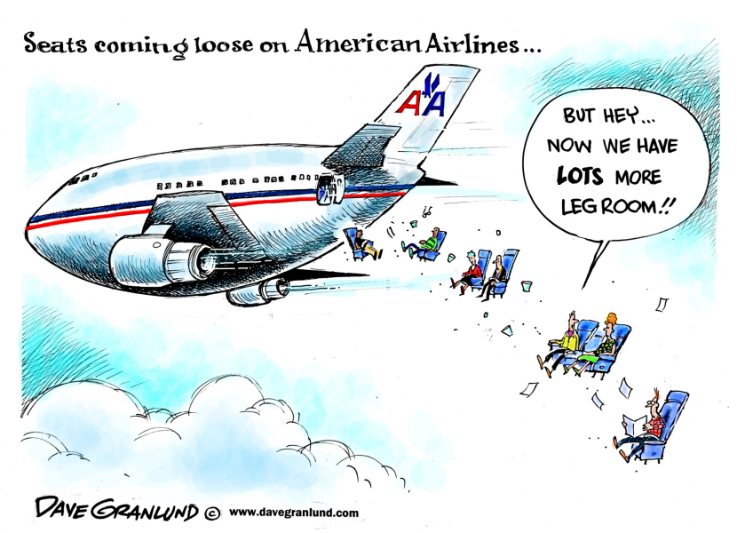 American Airlines Loose Seats COLOR