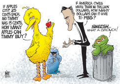 ROMNEY ON SESAME STREET,  by Randy Bish
