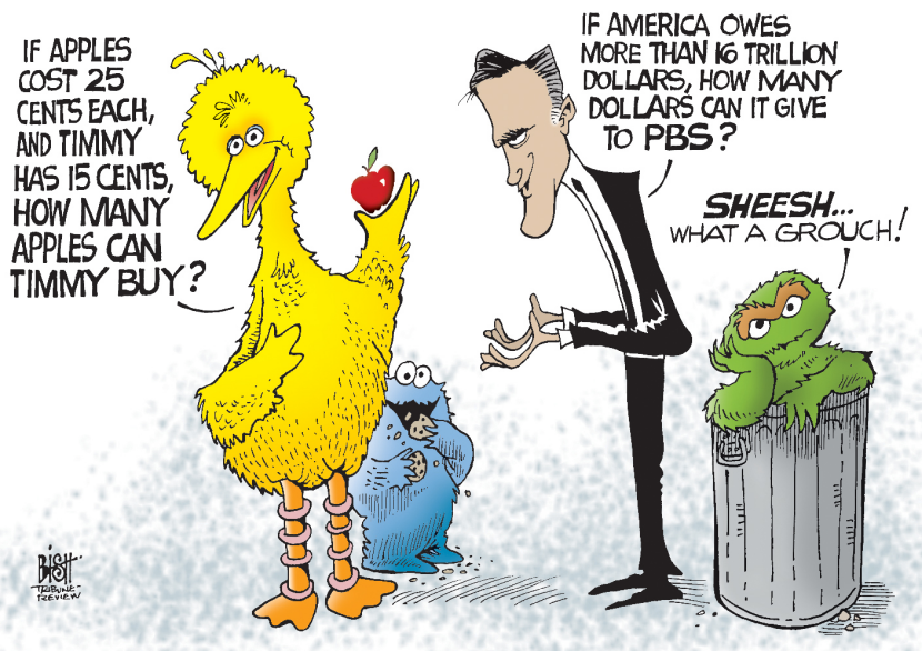 ROMNEY ON SESAME STREET, COLOR