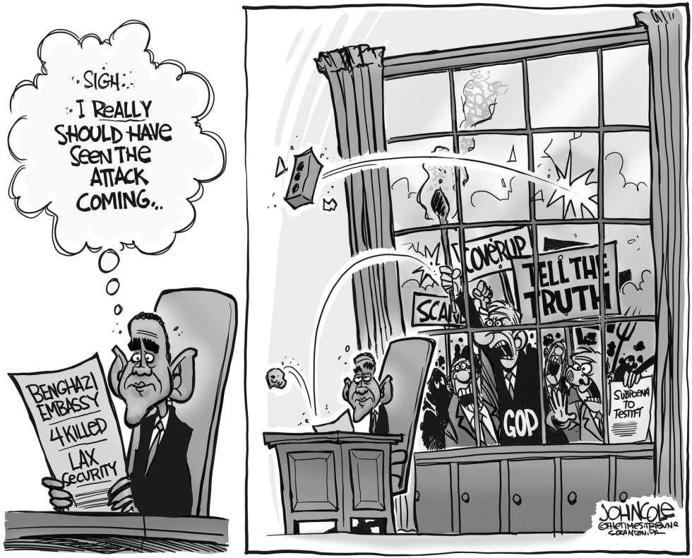 Benghazi attack BW