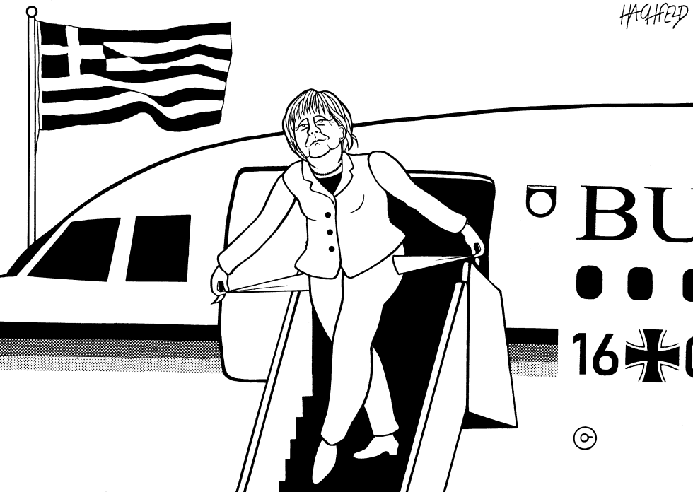 Merkel en Atenas