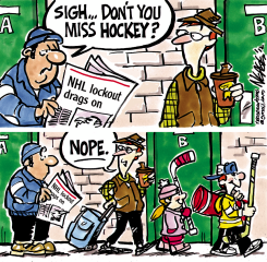 MISS HOCKEY by Steve Nease