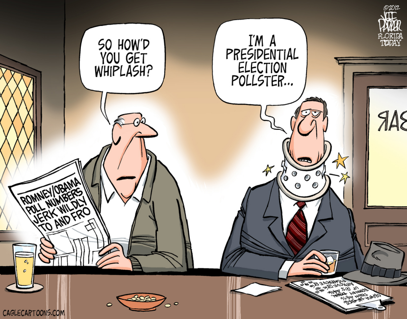 Presidential Campaign Polls To and Fro Color