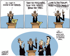 OBAMA FINALLY READY  by John Cole