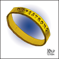 LANCE ARMSTRONG by Terry Mosher
