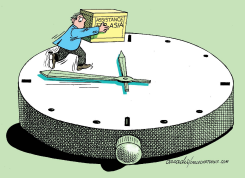 RUN AGAINST TIME  by Arcadio Esquivel